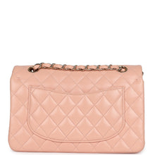 Load image into Gallery viewer, Pre-owned Chanel Small Classic Double Flap Light Pink Lambskin Gold Hardware