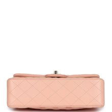 Load image into Gallery viewer, Pre-owned Chanel Small Classic Double Flap Light Pink Lambskin Gold Hardware