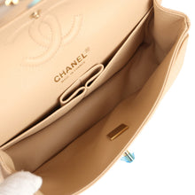 Load image into Gallery viewer, Chanel Small Classic Double Flap Bag Beige Caviar Gold Hardware