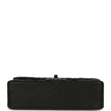 Load image into Gallery viewer, Pre-owned Chanel Small Classic Double Flap Bag Black Iridescent Caviar Ruthenium Hardware