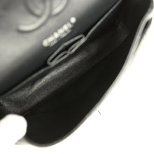 Load image into Gallery viewer, Pre-owned Chanel Small Classic Double Flap Bag Black Iridescent Caviar Ruthenium Hardware