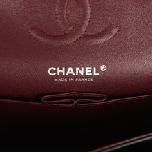 Load image into Gallery viewer, Pre-owned Chanel Small Classic Double Flap Bag Black Lambskin Silver Hardware