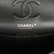 Load image into Gallery viewer, Pre-owned Chanel Small Classic Double Flap Bag So Black Iridescent Lambskin Black Hardware