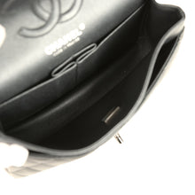 Load image into Gallery viewer, Pre-owned Chanel Small Classic Double Flap Bag So Black Iridescent Lambskin Black Hardware