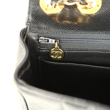 Load image into Gallery viewer, Vintage Chanel Jumbo Classic Mademoiselle Vertical Flap Black Caviar Gold Hardware