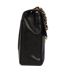 Load image into Gallery viewer, Vintage Chanel Jumbo Classic Mademoiselle Vertical Flap Black Lambskin Gold Hardware