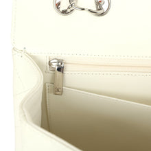 Load image into Gallery viewer, Vintage Chanel Classic Jumbo Single Flap Bag White Caviar Silver Hardware