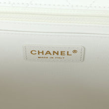 Load image into Gallery viewer, Chanel XXL Classic Single Flap Bag White Shiny Caviar Light Gold Hardware