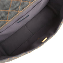 Load image into Gallery viewer, Chanel XXL Classic Single Travel Flap Bag Dark Blue Denim Brushed Gold Hardware