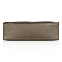Load image into Gallery viewer, Kelly Pochette Metallic Bronze Clutch Bag Chevre Palladium