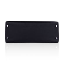 Load image into Gallery viewer, Kelly 28 Sellier Bag Black Epsom Leather with Palladium Hardware