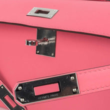 Load image into Gallery viewer, Kelly Cut Bag Pink Rose Azalee Swift with Palladium Hardware