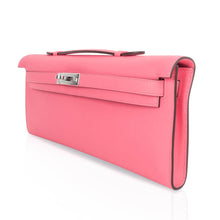 Load image into Gallery viewer, Kelly Cut Bag Pink Rose Azalee Swift with Palladium Hardware