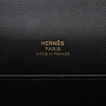 Load image into Gallery viewer, Kelly Pochette Bag Black Swift Leather with Gold Hardware