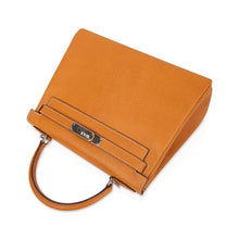 Load image into Gallery viewer, Kelly 28 Bag Gold Peau Porc Leather with Palladium Hardware