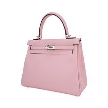 Load image into Gallery viewer, Kelly 25 Bag Rose Sakura Swift Leather with Palladium Hardware