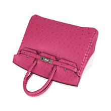 Load image into Gallery viewer, Birkin 25 Bag Fuchsia Ostrich with Palladium Hardware