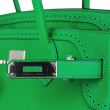 Load image into Gallery viewer, Birkin 30 Ghillies Limited Edition Bag Bamboo Palladium Hardware New w/Box