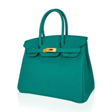 Load image into Gallery viewer, Birkin 30 Bag Vert Jade Epsom Leather with Gold Hardware
