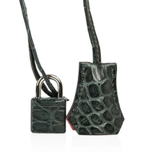Load image into Gallery viewer, Limited Edition Birkin 30 Bag Patchwork Emerald Green Crocodile &amp; Six Skins