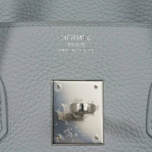 Load image into Gallery viewer, Birkin 35 Bag Blue Bleu Pale Togo Palladium Hardware