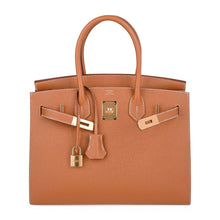 Load image into Gallery viewer, Birkin 30 Sellier Bag Gold Veau Graine Monsieur Laiton Limited Edition