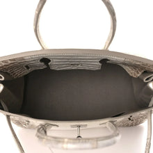 Load image into Gallery viewer, Birkin Bag Crocodile-Grain Cowhide Leather Gold Hardware