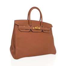 Load image into Gallery viewer, Birkin 35 Bag Gold Togo Leather with Gold Hardware