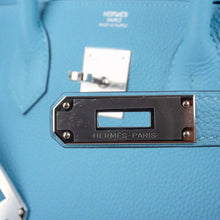 Load image into Gallery viewer, Birkin 30 Bag Blue du Nord Togo Leather Palladium Hardware