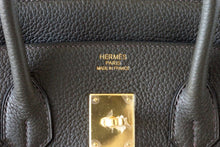 Load image into Gallery viewer, Birkin 35 Bag Vert Bronze Gold Hardware Veau Trekking Leather Very Rare