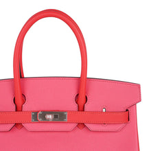 Load image into Gallery viewer, Special Order HSS Birkin 30 Bag Rose Azalee &amp; Rose Jaipur Epsom with Brushed Palladium Hardware