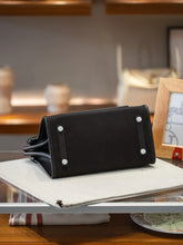 Load image into Gallery viewer, Birkin à l'envers, black canvas &amp; all black colorway
