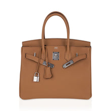 Load image into Gallery viewer, Birkin 30 Bag Biscuit Togo Leather with Palladium Hardware