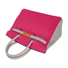 Load image into Gallery viewer, Special Order HSS Birkin 30 Bag Rose Shocking &amp; Gris Perle Chevre Leather with Brushed Gold Hardware