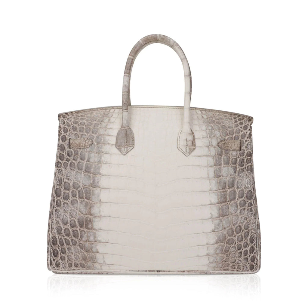 Birkin 35 Diamond Blanc Himalaya Matte Crocodile Limited Edition Bag