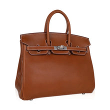 Load image into Gallery viewer, Limited Edition Birkin 25 Fauve Barenia Leather Bag Palladium Hardware