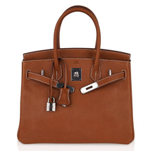 Load image into Gallery viewer, Birkin 30 Bag Barenia Faubourg Palladium Hardware