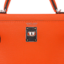 Load image into Gallery viewer, Verso Mini Kelly 20 Sellier Bag Feu &amp; Terre Battue Chevre Leather with Palladium Hardware