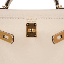 Load image into Gallery viewer, Mini Kelly 20 Bag Sellier Nata Epsom with Gold Hardware