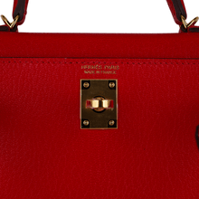 Load image into Gallery viewer, Kelly Sellier 20 Mini Rouge de Coeur Bag Chevre Leather Gold Hardware