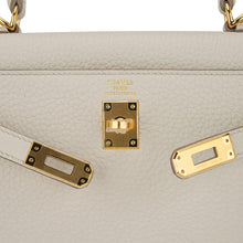 Load image into Gallery viewer, Kelly 25 Retourne Bag Beton Togo Leather with Gold Hardware