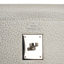 Load image into Gallery viewer, Kelly 35 Bag Dalmation Buffalo Skipper Palladium Hardware