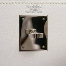 Load image into Gallery viewer, Kelly Ado 28 Bag White Evergrain Palladium Hardware