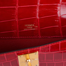 Load image into Gallery viewer, Kelly Cut Bag Braise Niloticus Crocodile with Gold Hardware