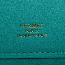 Load image into Gallery viewer, Kelly Cut Vert Verone Clutch Bag Gold Hardware Swift Leather