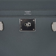 Load image into Gallery viewer, Kelly Depeches 25 Pouch Vert Amande Epsom Palladium Hardware New