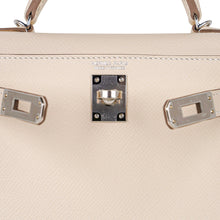 Load image into Gallery viewer, Kelly 20 Mini Sellier Bag Craie Epsom Leather Palladium Hardware New w/Box