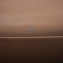 Load image into Gallery viewer, Kelly Pochette Metallic Bronze Clutch Bag Chevre Palladium