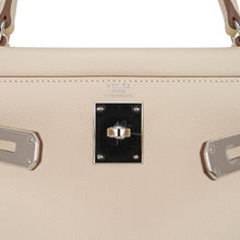 Load image into Gallery viewer, Kelly 28 Bag Sellier Craie Epsom Leather with Palladium Hardware