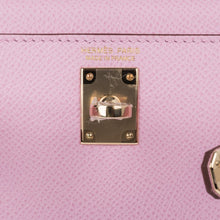 Load image into Gallery viewer, Kelly 20 Mini Sellier Bag Mauve Sylvestre Epsom Permabrass Hardware
